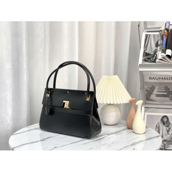 Replica Christian Dior Parisienne Bag Smooth Calfskin Black