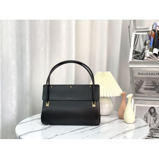 Replica Christian Dior Parisienne Bag Smooth Calfskin Black