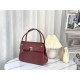 Fake Christian Dior Parisienne Bag Smooth Calfskin Claret Replica