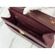 Fake Christian Dior Parisienne Bag Smooth Calfskin Claret Replica