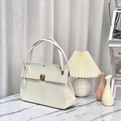 Replica Christian Dior Parisienne Bag Smooth Calfskin White