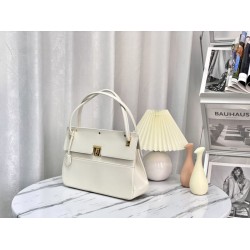 Replica Christian Dior Parisienne Bag Smooth Calfskin White