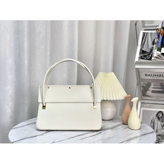 Replica Christian Dior Parisienne Bag Smooth Calfskin White