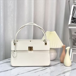 Replica Christian Dior Parisienne Bag Smooth Calfskin White