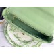 Replica Christian Dior Large Dior Caro Bag Green