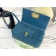 Replica Christian Dior Large Dior Caro Bag Blue