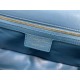 Replica Christian Dior Large Dior Caro Bag Blue