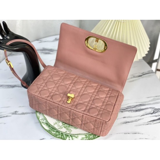 Replica Christian Dior Large Dior Caro Bag Pink