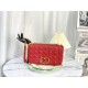 Fake Christian Dior Large Dior Caro Bag Red Replica