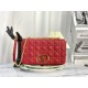 Fake Christian Dior Large Dior Caro Bag Red Replica
