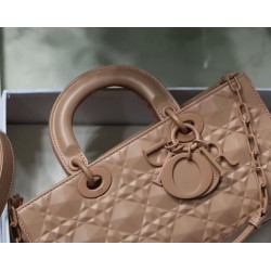 Replica Christian Dior Lady D-Joy Bag Calfskin with Diamond Motif Poudre