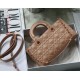 Replica Christian Dior Lady D-Joy Bag Calfskin with Diamond Motif Poudre