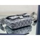 Replica Christian Dior Hit the Road Messenger Bag CD Diamond Canvas Gray