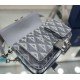 Replica Christian Dior Hit the Road Messenger Bag CD Diamond Canvas Gray
