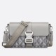 Replica Christian Dior Hit the Road Messenger Bag CD Diamond Canvas Gray