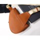 Replica Christian Dior Saddle Belt Men Bag Grained Calfskin Brown