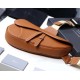 Replica Christian Dior Saddle Belt Men Bag Grained Calfskin Brown