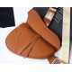 Replica Christian Dior Saddle Belt Men Bag Grained Calfskin Brown