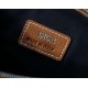 Replica Christian Dior Saddle Belt Men Bag Grained Calfskin Brown
