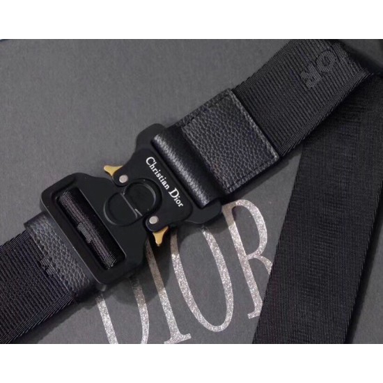Fake Christian Dior Saddle Belt Men Bag Oblique Canvas Replica