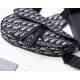 Fake Christian Dior Saddle Belt Men Bag Oblique Canvas Replica