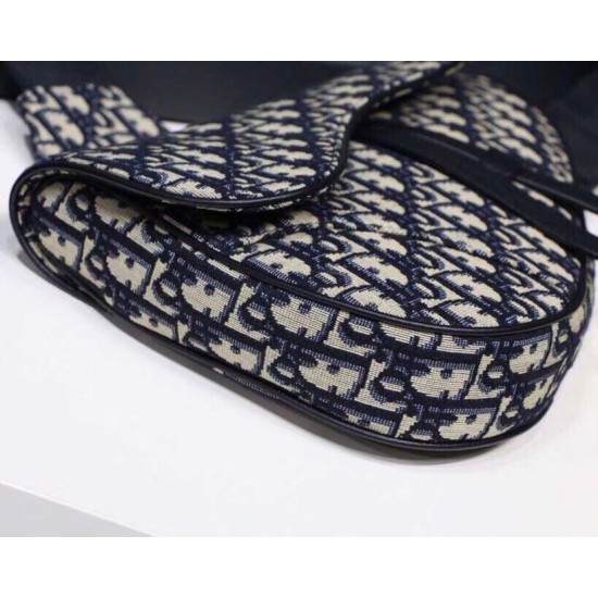 Fake Christian Dior Saddle Belt Men Bag Oblique Canvas Replica