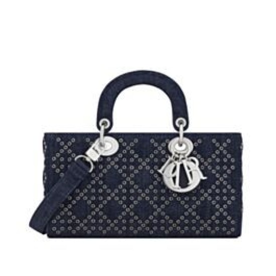 Fake Christian Dior Lady D-Joy Bag Dark Blue Replica Fake Christian Dior Lady D-Joy Bag Dark Blue Replica
