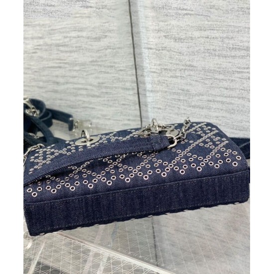 Fake Christian Dior Lady D-Joy Bag Dark Blue Replica Fake Christian Dior Lady D-Joy Bag Dark Blue Replica