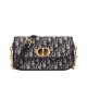 Fake Christian Dior 30 Montaigne Avenue Bag Dark Blue Replica