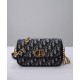 Fake Christian Dior 30 Montaigne Avenue Bag Dark Blue Replica