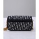 Fake Christian Dior 30 Montaigne Avenue Bag Dark Blue Replica