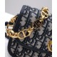 Fake Christian Dior 30 Montaigne Avenue Bag Dark Blue Replica