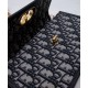 Fake Christian Dior 30 Montaigne Avenue Bag Dark Blue Replica