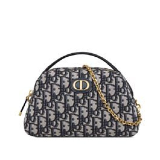 Replica Christian Dior Mini 30 Montaigne D-Cosy Bag Dark Blue