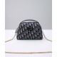 Replica Christian Dior Mini 30 Montaigne D-Cosy Bag Dark Blue