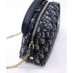 Replica Christian Dior Mini 30 Montaigne D-Cosy Bag Dark Blue