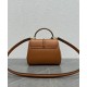 Fake Celine Mini 16 Bag Natural Calfskin Coffee Replica