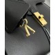 Replica Celine Mini 16 Bag Natural Calfskin Black