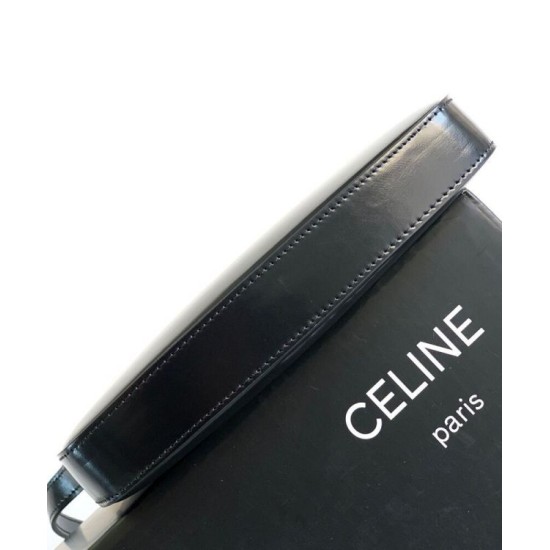 Replica Celine Medium Celine Croque Bag Black