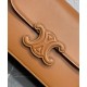 Replica Celine Classique Cuir Triomphe Bag In Natural Calfskin Coffee