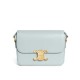 Fake Celine Teen Triomphe Bag Shiny Calfskin Blue Replica Fake Celine Teen Triomphe Bag Shiny Calfskin Blue Replica