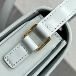 Fake Celine Teen Triomphe Bag Shiny Calfskin Blue Replica Fake Celine Teen Triomphe Bag Shiny Calfskin Blue Replica