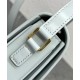 Fake Celine Teen Triomphe Bag Shiny Calfskin Blue Replica Fake Celine Teen Triomphe Bag Shiny Calfskin Blue Replica
