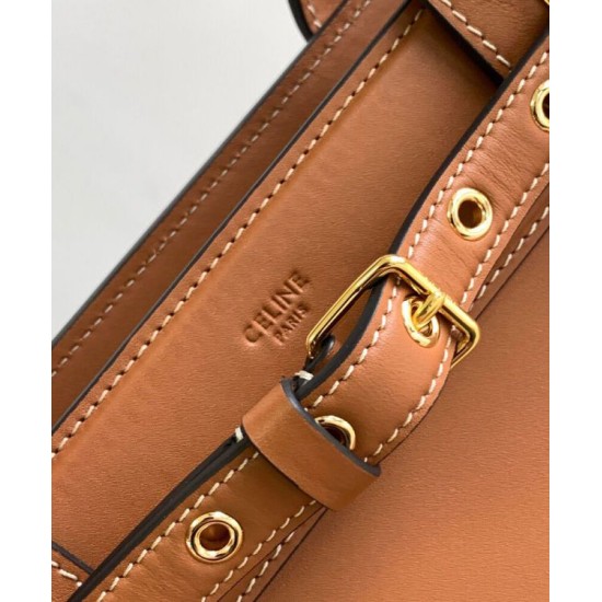 Replica Celine Conti Bag Supple Calfskin Coffee