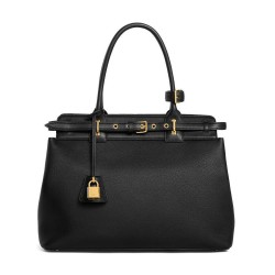 Fake Celine Conti Bag Supple Calfskin Black Replica