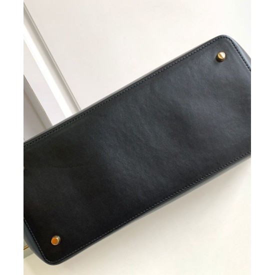 Fake Celine Conti Bag Supple Calfskin Black Replica