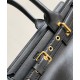 Fake Celine Conti Bag Supple Calfskin Black Replica