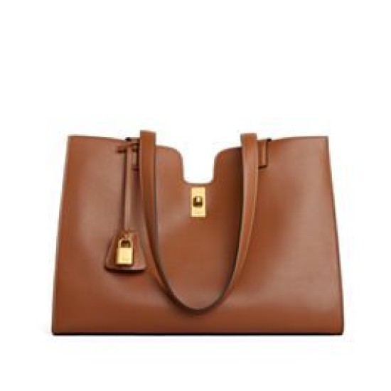 Fake Celine Cabas 16 Bag Smooth Calfskin Coffee Replica