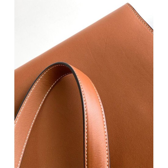 Fake Celine Cabas 16 Bag Smooth Calfskin Coffee Replica