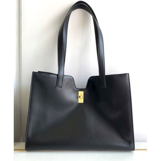 Replica Celine Cabas 16 Bag Smooth Calfskin Black